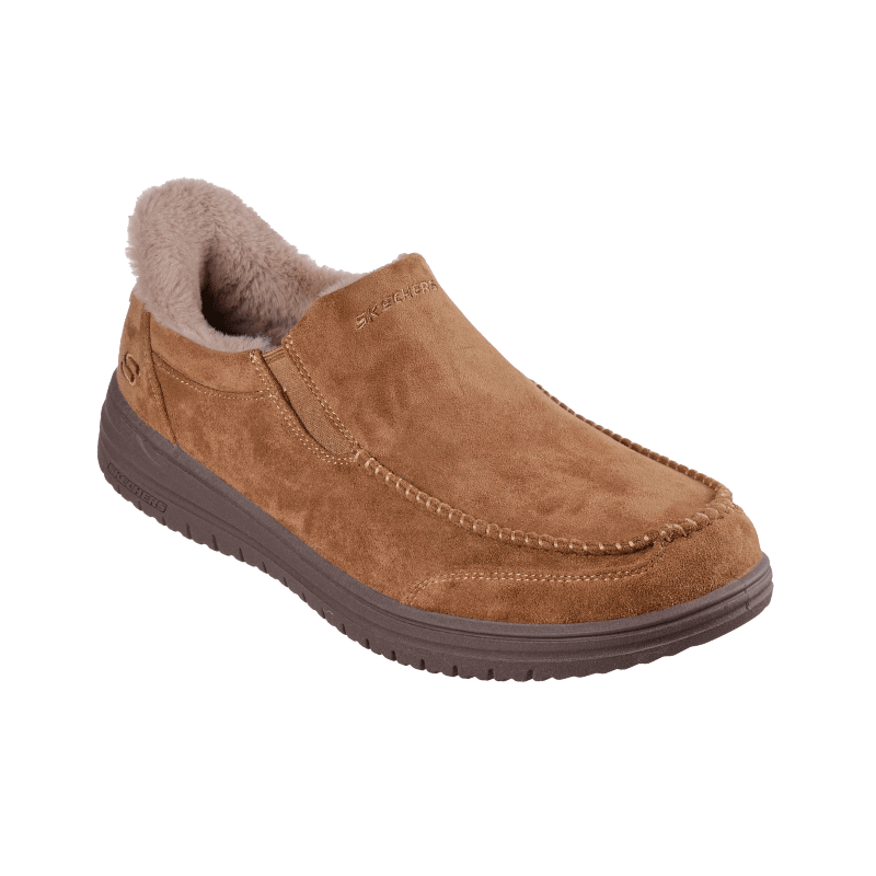 Skechers slip-in herrehjemmesko - Brun