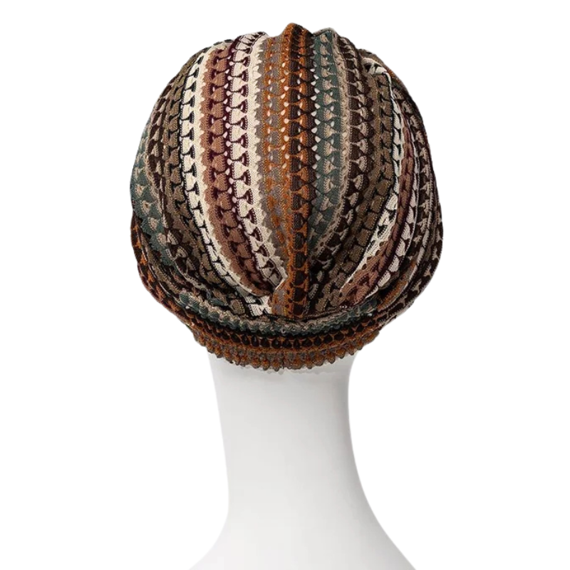 Sapphire Boho-Turban – Autumn Lace