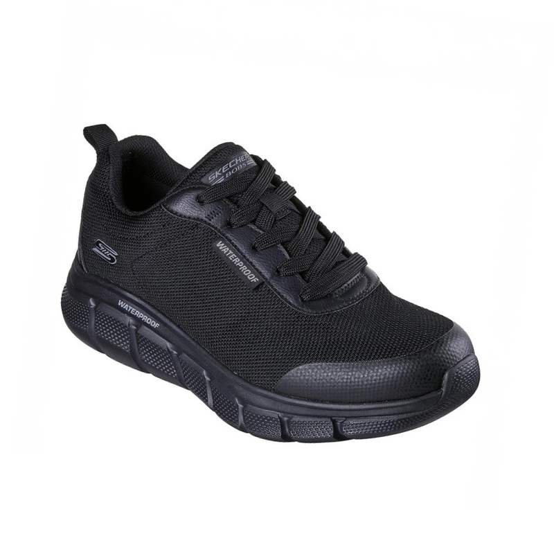 Skechers wasserdichter Herren-Sneaker - Schwarz