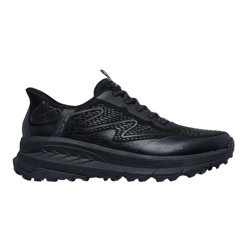 Skechers wasserdichter Herren-Sneaker - Schwarz