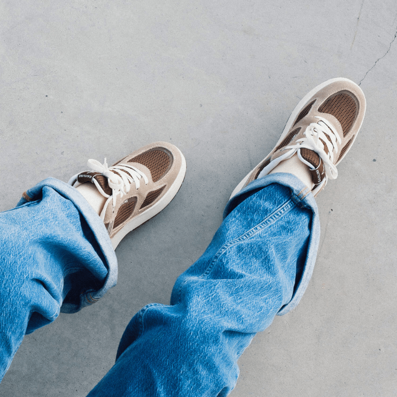 Gaitline Nova Lite damesneaker - Brun - Seniorshop