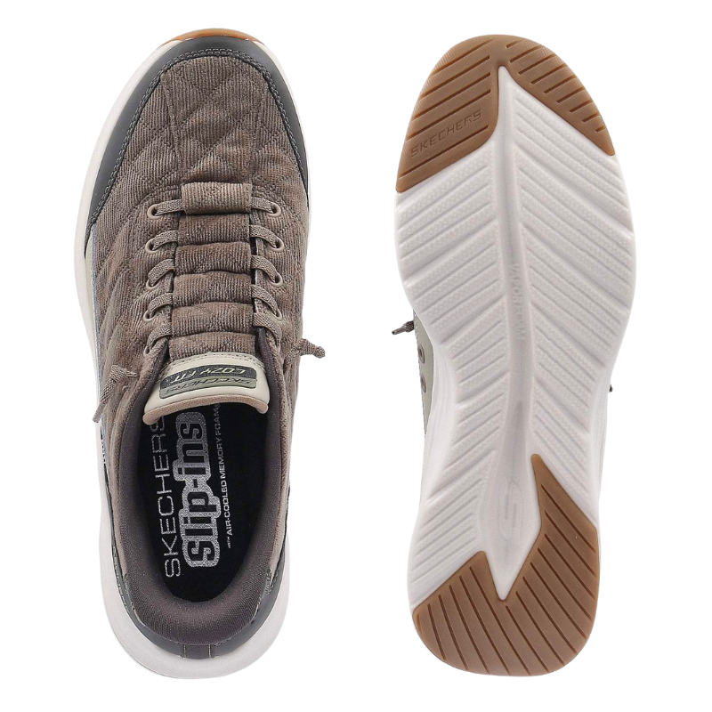 Skechers slip-in Herrensneaker - Oliv