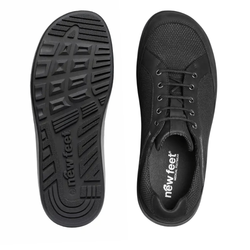 New Feet herresko - Sort