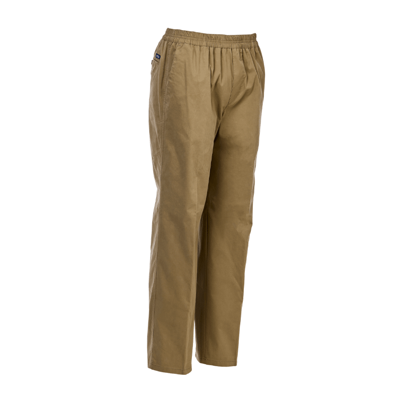 Lette bukser med elastikkant - Oliven