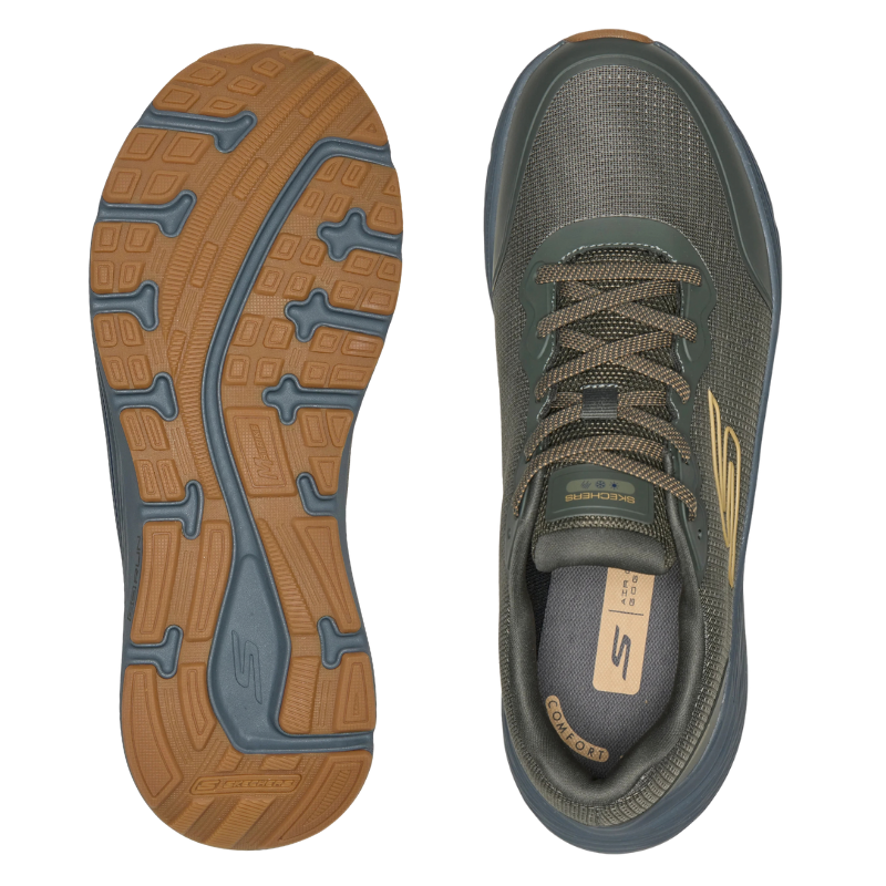 Skechers wasserdichter Herren-Sneaker - Olivgrün