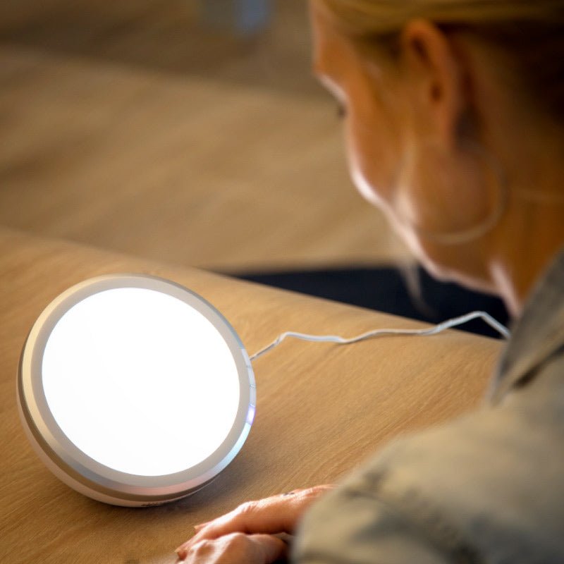 Lysterapilampe med timer - Seniorshop