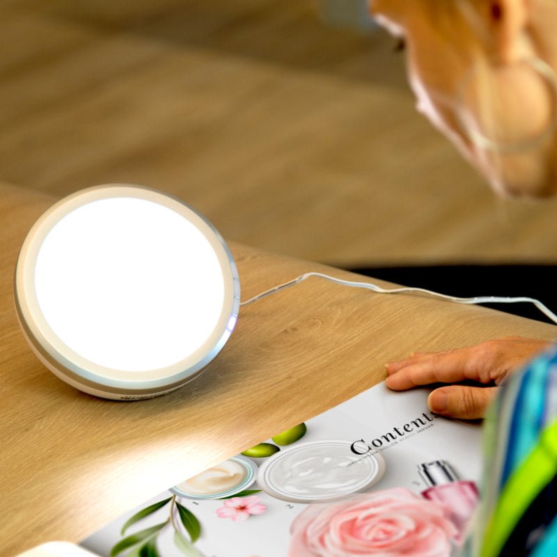 Lysterapilampe med timer - Seniorshop