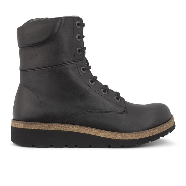 New Feet vinterstøvle i læder - Sort - Seniorshop