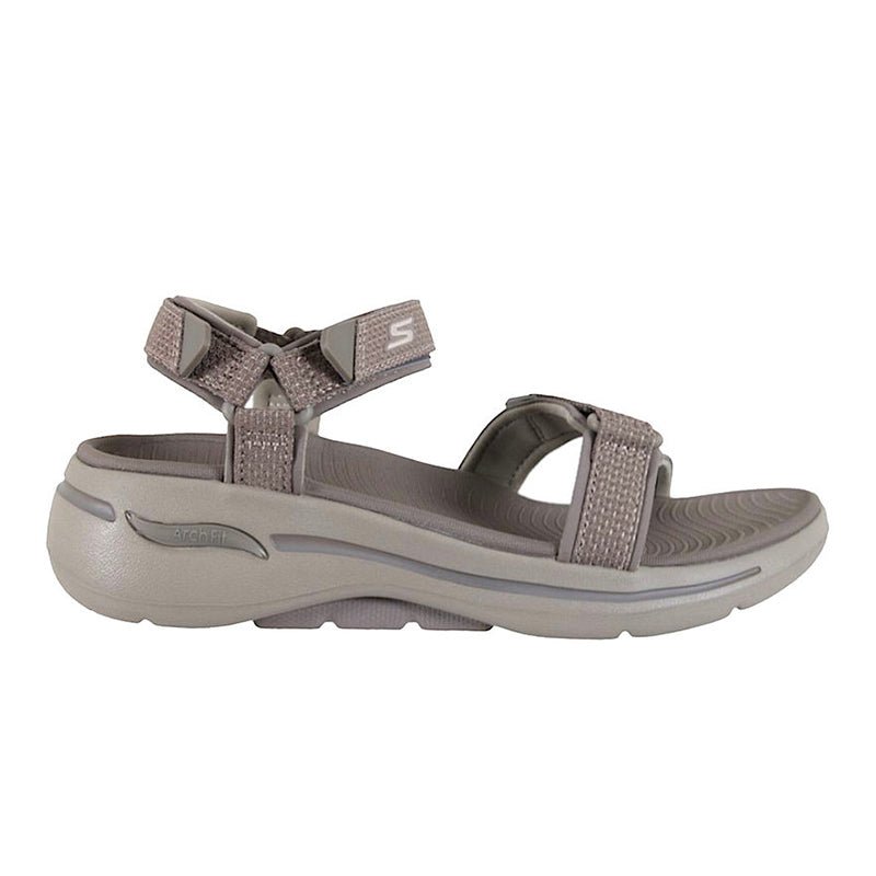 Skechers trekkingsandal - Grå, - Seniorshop