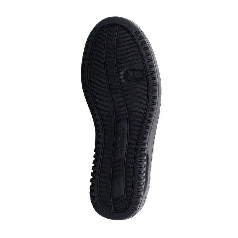 Hartjes bred damesko - Sort - Seniorshop