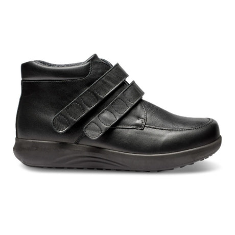 New Feet lav herrestøvle - Sort læder - Seniorshop