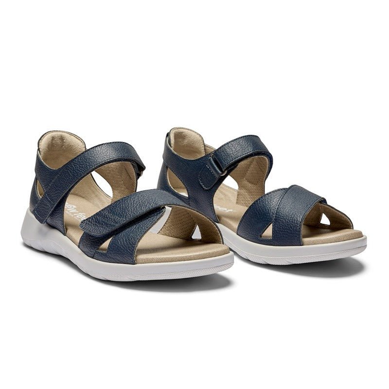 New Feetdamesandal - Mørkeblå - Seniorshop