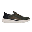 Skechers slip - in herresneaker - Oliven - Seniorshop