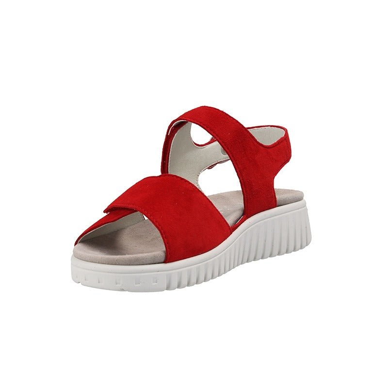 Semler damesandal - Rød - Seniorshop