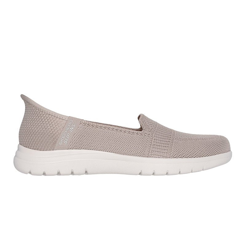 Skechers slip - in ballerina - Beige - Seniorshop