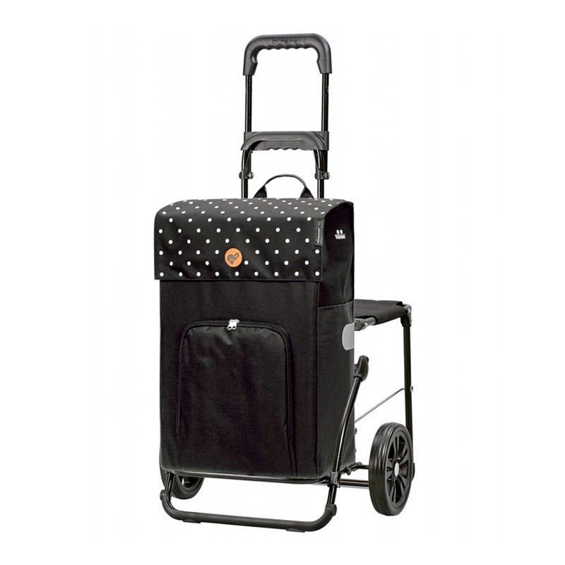 Komfort indkøbsvogn med sæde - Seniorshop