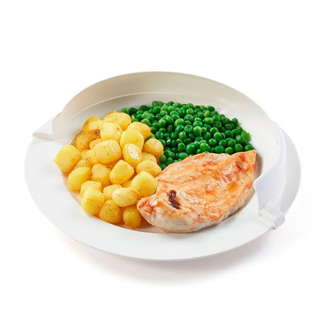 Tallerkenkant - Hvid - Seniorshop