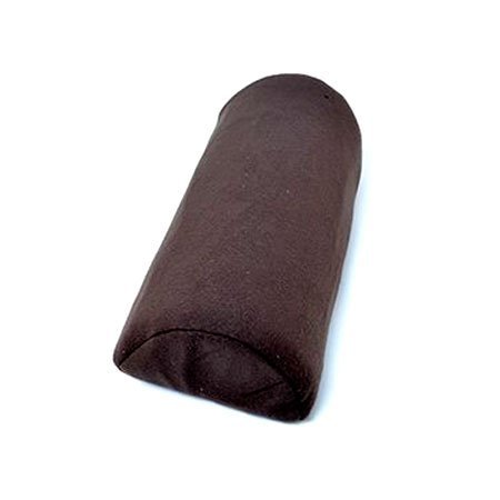 Halvrund lændepude med betræk - Seniorshop