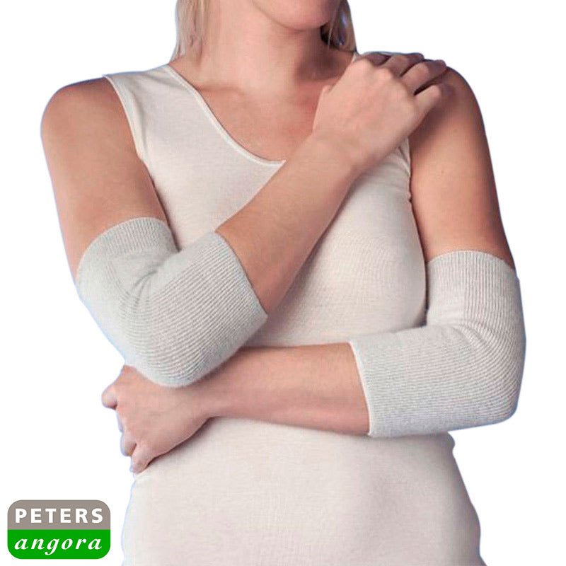 Knæ - og albuevarmer med angora - Seniorshop