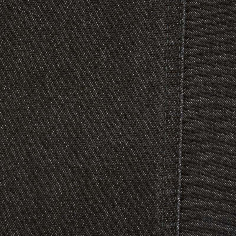 Jeans med elastik i taljen - Koksgrå/sort - Seniorshop