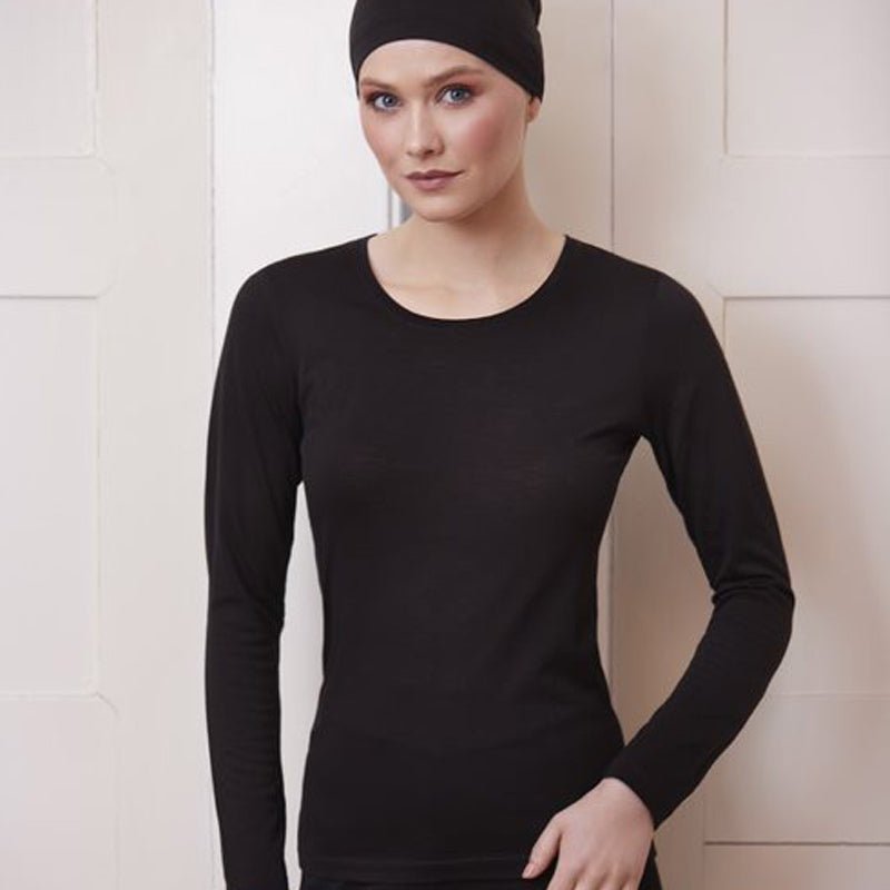 Langærmet Christine undertrøje - Small - Seniorshop