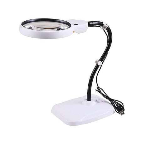 Fleksibel bordlup med LED - 2x/6x forstørrelse - Seniorshop