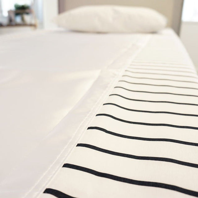 Glidelagen med satin - 140x200 cm - Seniorshop