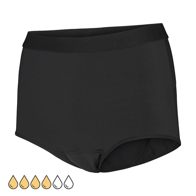 Inkontinens trusse Elva High 90 - Sort