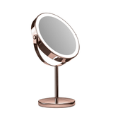 Makeup - spejl med tonet lys - 1x/10x forstørrelse