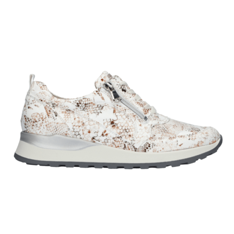 Waldläufer lys damesneaker - Snake