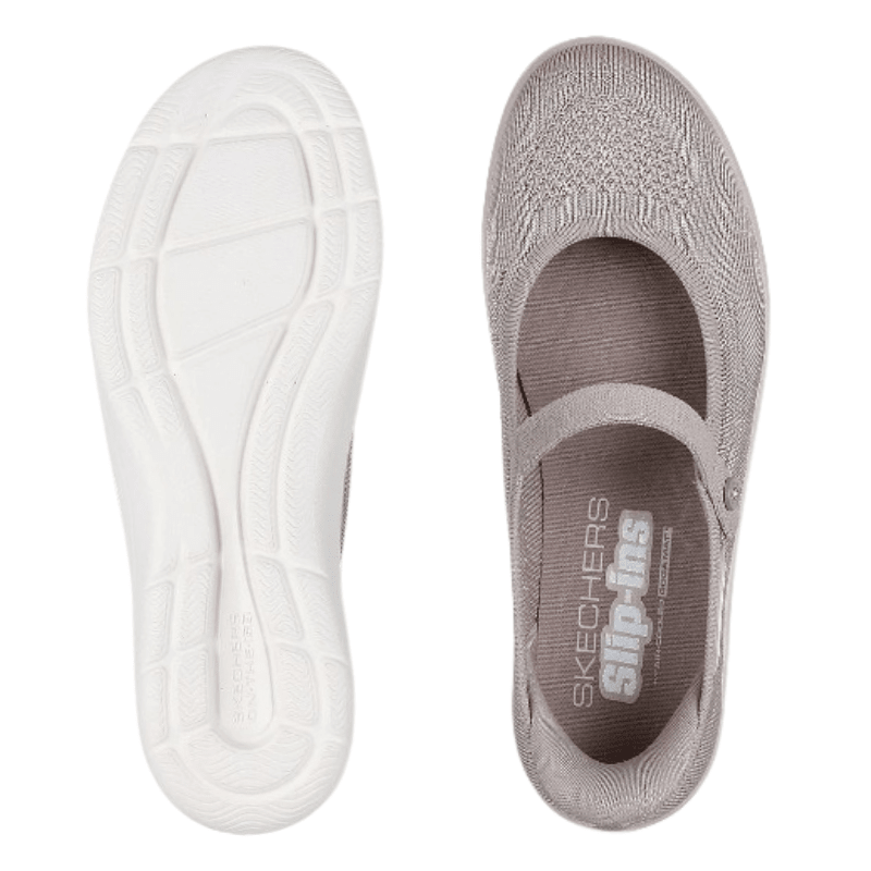Skechers slip - in ballerina - Natur