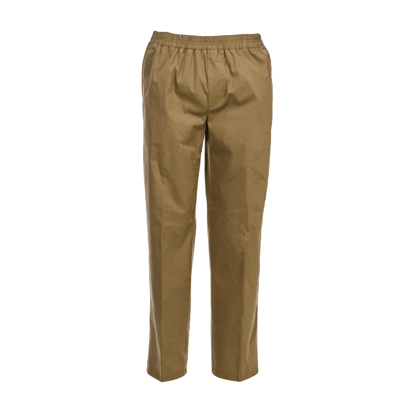 Lette bukser med elastikkant - Oliven