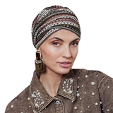Sapphire Boho-Turban – Autumn Lace
