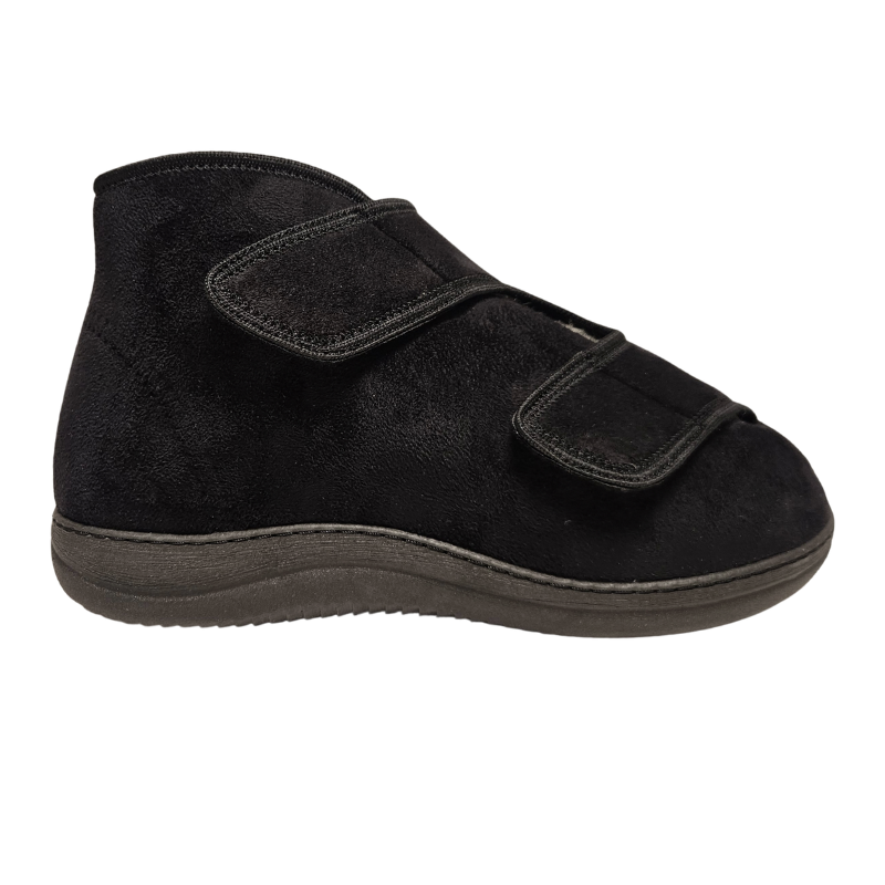 Extro Style Therapieschuh mit Wollfutter - Schwarz