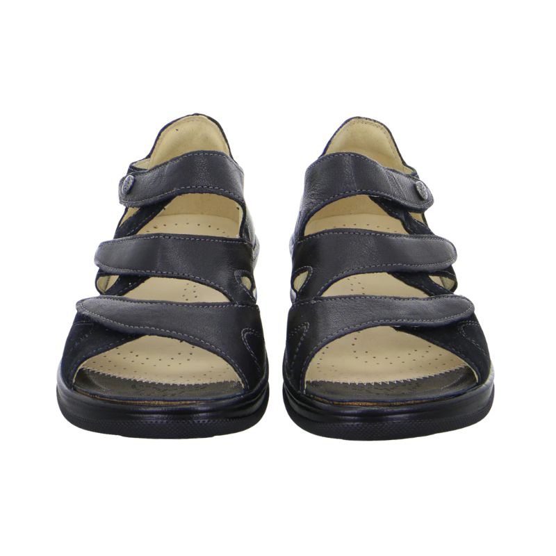 Fidelio Schuhe 496016-60 Schwarz Nappa/Kombi