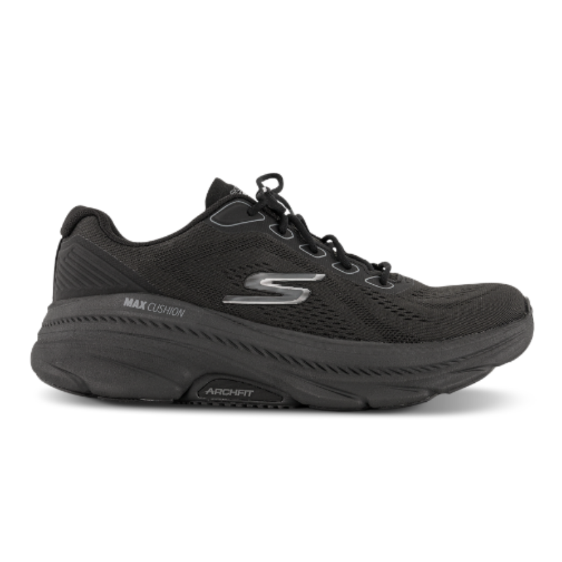 Skechers stoßdämpfender Damen-Sneaker - Schwarz