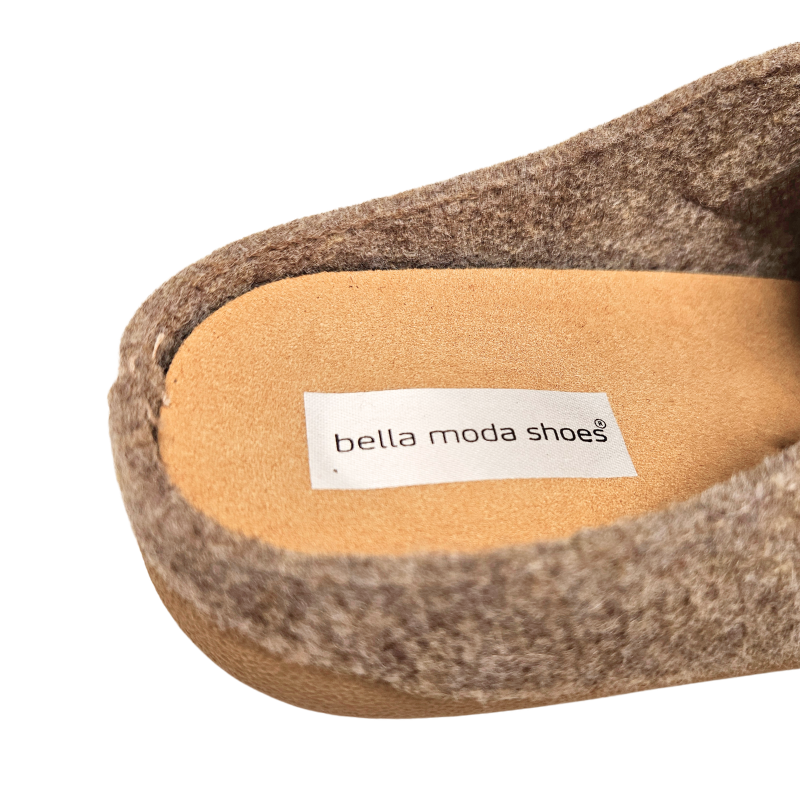 Bella Moda Damenhausschuhe - Beige