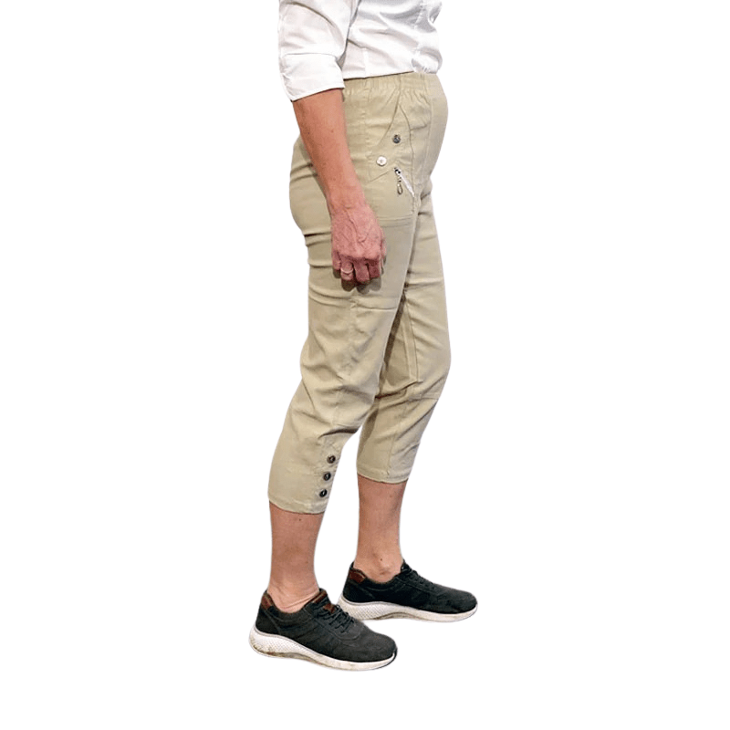 Capri damebukser - Beige