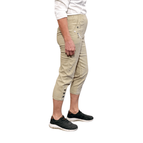 Capri damebukser - Beige