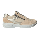 Hartjes sporty damesneaker - Beige