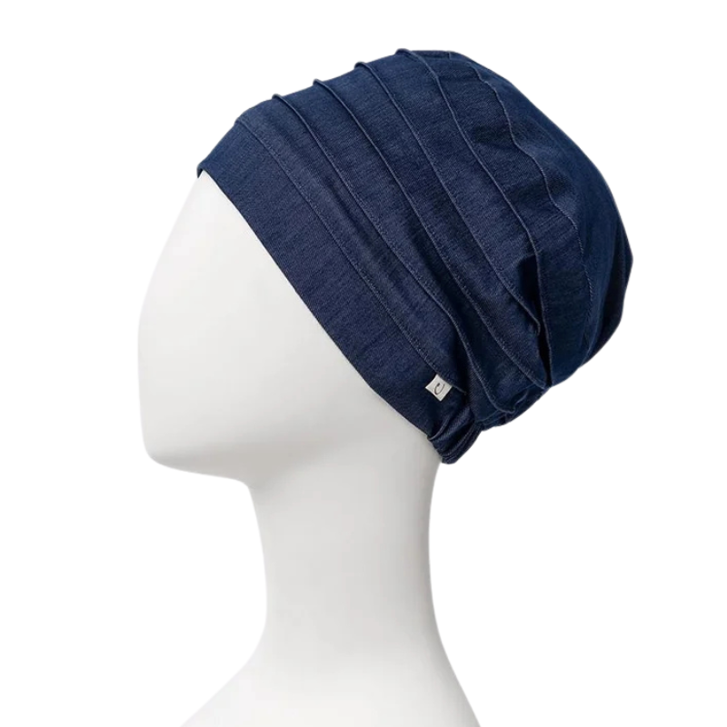 Yoga-Turban - Dunkelblauer Denim