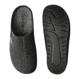 Rohde herreslipper - Koksgrå filt