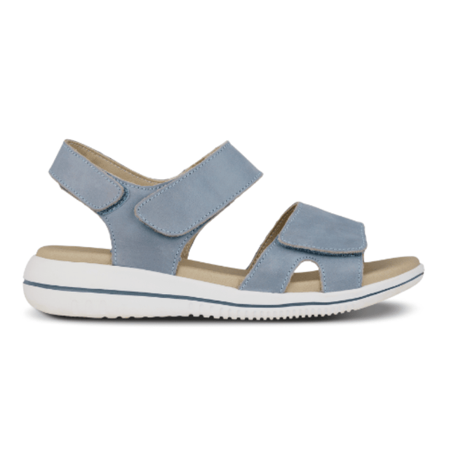 Green Comfort damesandal - Lyseblå