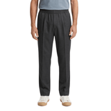 Komfortbukser med elastik - Mørkegrå