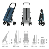 Muuvi Up Texture indkøbsvogn - Blå