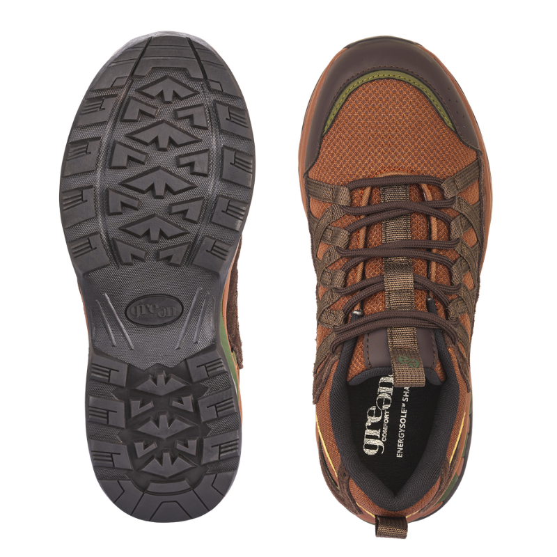 Green Comfort Outdoor Damen-Sneaker - Braun