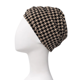 Lea-Turban – Schwarz/Beige