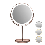 Makeup - spejl med tonet lys - 1x/10x forstørrelse