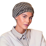 Lea-Turban – Schwarz/Beige