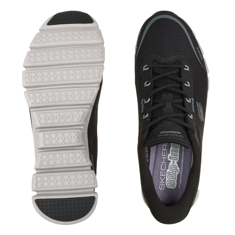 Skechers slip-in Damensneaker - Schwarz